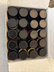Acrylic Leather Paint Set, 20 Colors x 30ml Acrylic Leather Dye Kit Perfect