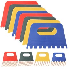 8 Pack Texture Tools for Plaster Plastic Paint Scraper Tool Art Paint Scrapers
