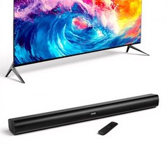 Sound Bar for Smart TV, 2.1 Channel, 35-Inch Compact Soundbar TV Speakers wi…