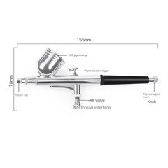 0.3mm Action Airbrush Kit Air Brushes for Painting Electric Airbrush Set4864