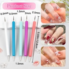 Pattern Tracing Stylus, Ball Embossing for Nail Art Ball Tip Clay Tool Sculpting