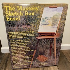Studio The Masters Sketch Box Easel NIB Model 13215 NOS Artist On The Go Or Home