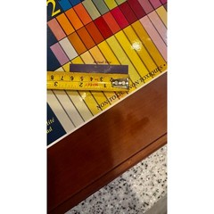 Loew-Cornell Vintage 889 Soft Pastels 72 Color Set Brown Case New Old Stock