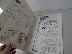 101 Heads (How to Draw), pen pencil brush, Walter T Foster 1980s (unused)