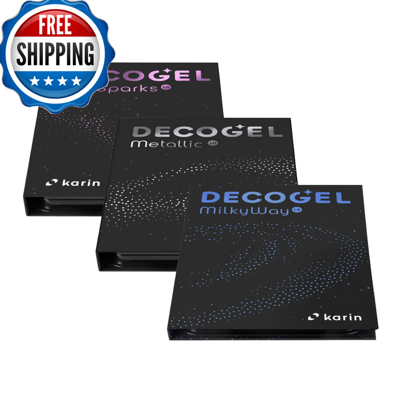 Karin Deco Gel 1.0 Cosmic Collection 50 Colours 10 Replacement Refills
