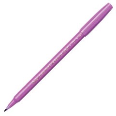 S360-131 Pentel Arts Color Pen Marker, Fine Point, Heliotrope Ink, Pack of 1
