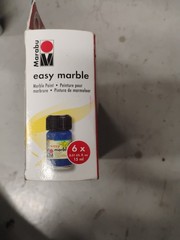 NEW Marabu Easy Art Kit Made in Germany Set Of 6 x 0.51 Fl Oz Open Box L1