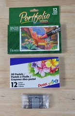 WATER SOLUBLE OIL PASTELS Crayola-Pentel-Grumbacher Lot of 3 Sets