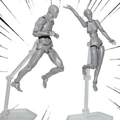 Body Kun Artist Manikin Figure Drawing Pose Tool – 5.5″ PVC Art Model