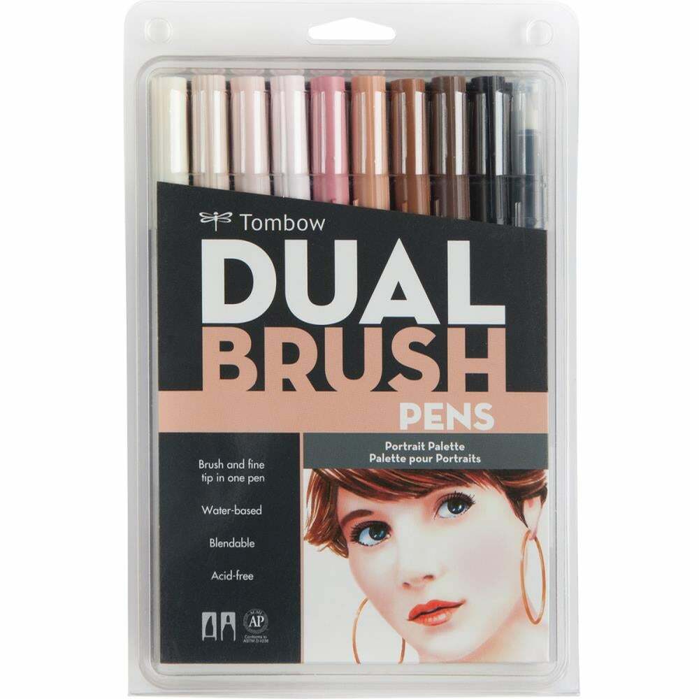 Tombow Dual Brush Pens 10/Pk – Portrait, DBP1056170