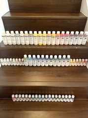 Golden Fluid Acrylic Paint Bundle #5 – Easel (63 Bottles)
