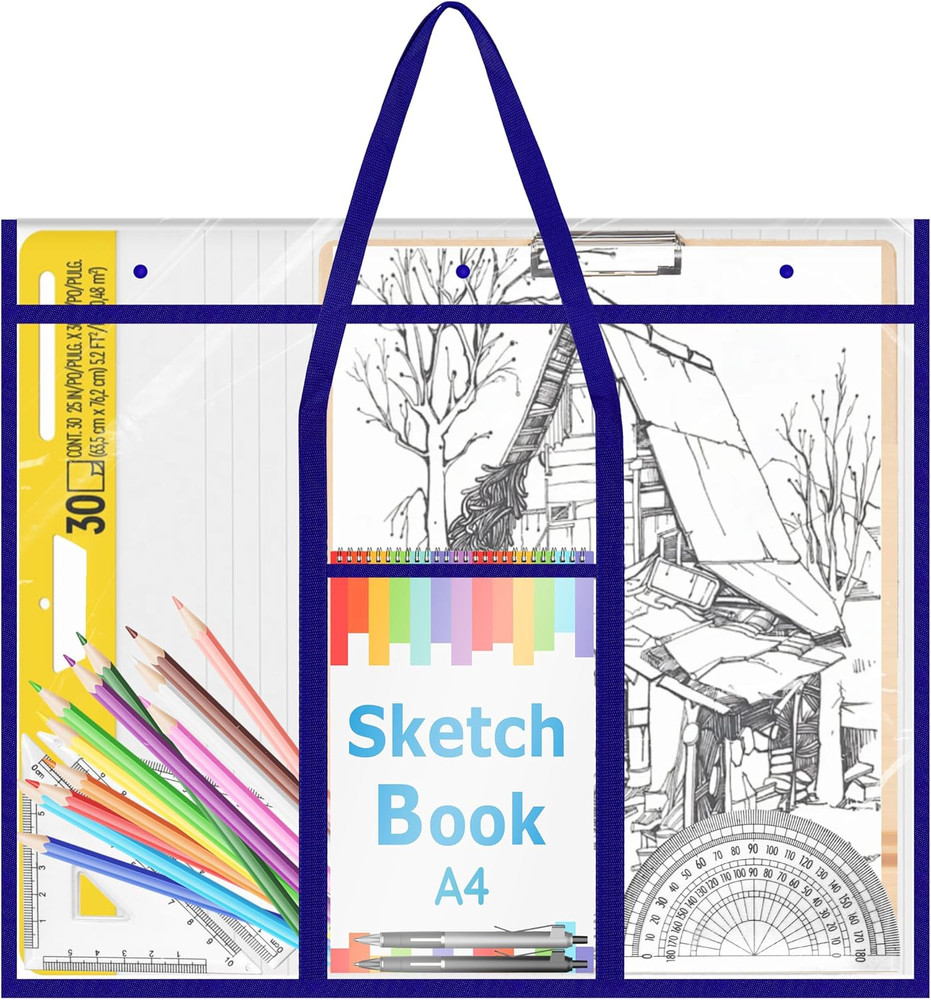 Large Poster Storage Bag, Extra-Large Portfolio Folder Art Portfolio Bag 30 X