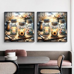 Paint by Number Canvas Kit for Adults- DIY Beginner Easy Paint by Number Kits