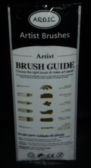 AROIC New Sealed 10 PREMIUM Artist Paint Brush Set for Oils Acrylics Watercolors