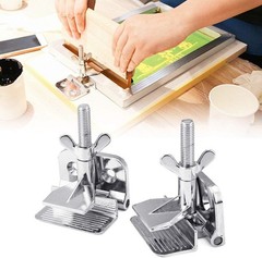 2Pcs Butterfly Hinge Clamp for Screen Printing – Easy Install, Rust-Resistant