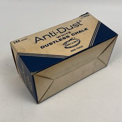 Binney & Smith Anti-Dust White Dustless Chalk Non-Toxic DISPLAY ONLY EMPTY
