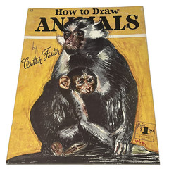 Walter Foster Art Book How To Draw Animals Instructional Draw Paint #12