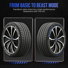 Permanent Paint Marker for Car Wheels – Blue Ink