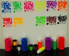 DirectGlow 16oz Bottle UV Blacklight Reactive Fluorescent ACRYLIC Paint
