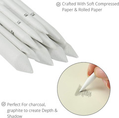 – 14 Pack of Blending Stumps, Art Eraser, Blending Sticks for Drawing, Shading P