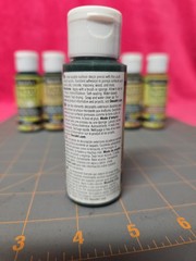 DecoArt Patio Paint Outdoor Acrylic 2oz Pine Green(6) & Pinecone Brown(1) Bundle