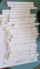 Ohuhu Art Markers Lot 104 Dual Tip Alcohol Markers w/ Carry Case Tested Chisel