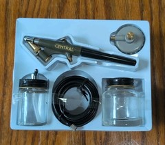 Central Pneumatic Air Brush Kit 15-50 PSI # 6131 Spray Pattern 1/4″ – 1-1/2″ O/B