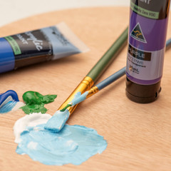 GLOBAL COLOURS Acrylic Paint Set – 24 x 36ml Tubes – Artist Quality, Waterproof