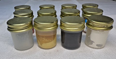 Vintage Art Supplies ~ Mayco Non-Firing Stain 1/2 fl oz Tiny Jars SET OF 12