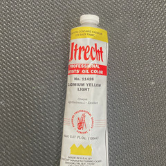Utrecht Professional Artists Oil Color Paint Tube – Cadmium Yellow Light 150 mL