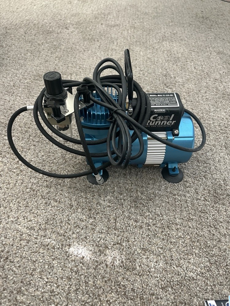 Master Airbrush TC-320 Cool Runner II Air Compressor Performance Single-Piston