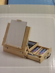 Artist Deluxe Painting Easel Drawing Art SET KIT 106pc BRAND NEW paint markers