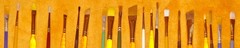 Lot of 21 short handle acylic watercolor artist brushes LOOK great buy