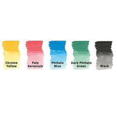 Albrecht Durer Watercolor Marker Wallet Set Of 5, Assorted Colors