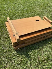 Mabef M22 Art Easel with Tray Made In Italy Oil Paintings Wood Folding Portable