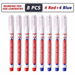 Marker Deep Hole 1-40PCS 20mm Long Nib Waterproof Metal Perforating Pen