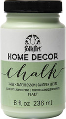 Home Décor Chalk Finish Acrylic Paint, 8Oz, 8 Ounce, Sage Blossom