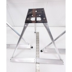 Aluminum Tabletop Easel Folding Tripod Display Stand Silver 17.5 Inch – 1 ONLY