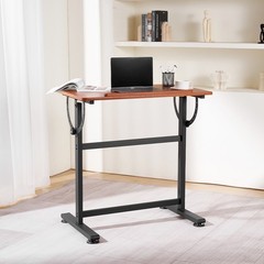 Uimoso Drafting Table Adjustable 0°–90° Tilt Wooden Drawing Desk with H-Frame