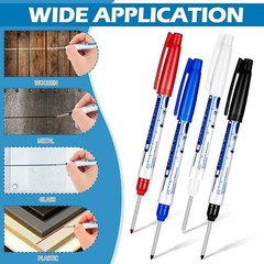 “4 Pcs Deep Reach Markers Long Nose Marker Waterproof Deep Hole Marker “