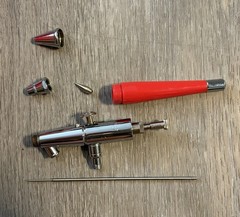 Paasche VL Double Action Airbrush Set (VL-SET) Excellent Condition