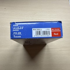 Uni-Paint PX-20 Oil-Based Permanent Marker, Medium Line, Red, 12-Pack