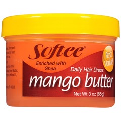 Softee Mango Shea Butter Daily Hair Dress, 3 Ounce Jar (1)