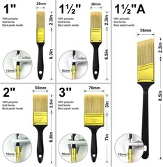Professional Quality 30-Piece Paint Brush Set for Smooth, Streak-Free Finish