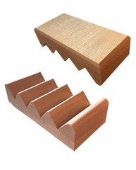 4 paint brush rests – made of solid beech wood – proudnly made in the USA