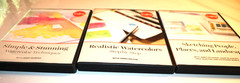 Lot of 3) CRAFTSY DVDs ~ Realistic Watercolors, Simple & Stunning, Sketching etc
