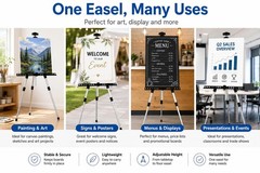 Art Easel Stand for Painting and Sign – 17 to 66 Inch Adjustable Aluminum Tri…