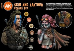Skin & Leather 3G Acrylic Paint Set (6 Colors) 17ml Bottles