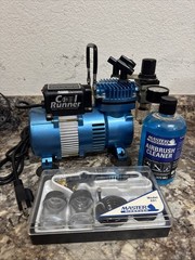 Master Airbrush Cool Runner II Airbrush Air Compressor TC-320-HB w/Airbrush/hose