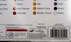 CRAYOLA Nontoxic 680050 Rich Vibrant Colored Pencils – 50 Count – 2016 copy. NOS